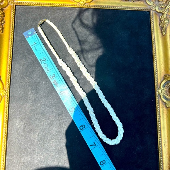 Cute Braided Mother of Pearl Necklace - Picture 3 of 4
